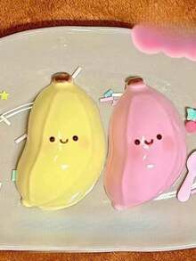 挤压奶酪小猫葡萄猫爪慢回弹挤压可爱猫狗企鹅小动物香蕉青少年减压玩具挤压 - 彩色 - 查看 5