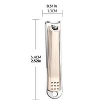 J·FOCUS Stainless Steel Nail Clippers With Built-In Nail File, Sharp Thick Blade Nail Clipper, Ergonomic Non-Slip Manicure Tool For Thick Tough Nails, Portable Nail Trimmer Suitable For Men And Women, Ideal Gift For Daily Home Use - Multicolor - View 11