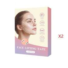 Face Lift Sticker Invisible Face Lifting Tape V Shape Face Chin Lift Up Breathable Adhesive Tape Face Lifting Firming Shaping(120pcs/Box) - Multicolor - View 8