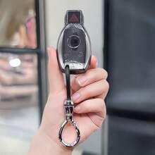 Ốp chìa khóa điều khiển từ xa bằng TPU mới, kèm móc khóa, phù hợp với các dòng xe A B C E R GLS GLA GLK GLC CLS CLA AMG W204 W205 W212 W463 W176. - Loại B - Xem 16
