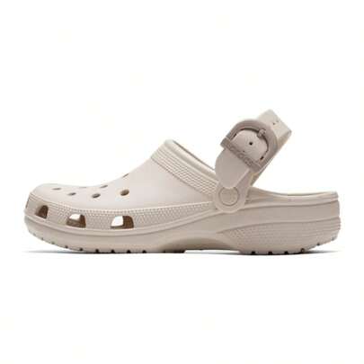 Crocs Dép xăng đan/guốc thể thao nữ, kiểu dáng cổ điển, nhiều màu sắc, có khóa cài, mẫu mới mùa hè 2026, dép xăng đan kín mũi unisex dành cho hoạt động ngoài trời, đi biển, mã sản phẩm 213347-2MC