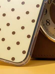 Funda de teléfono a prueba de golpes con acabado brillante y lunares, compatible con iPhone 17 Air 11 12 13 14 15 16 Pro Max, cubierta protectora resistente a los golpes IMD - Lunares - Ver 3