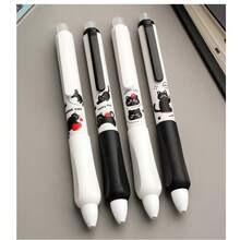 Hộp 4 bút bi nhiệt xóa được hình mèo dễ thương, thiết kế tiện dụng cho học sinh, mực xanh và đen có thể xóa được. - A - Xem 3