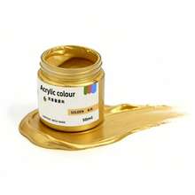 Bộ sơn acrylic 50ml, chống thấm nước, chống nắng, không phai màu, thích hợp cho vẽ tranh tường, graffiti trên vải, vẽ trên canvas, sử dụng trong nghệ thuật chuyên nghiệp. - Lon sơn acrylic 50ml - Xem 15