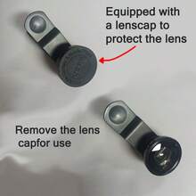 Phone Camera Lens 3-In-1 Clip-On Phone Camera Lens Kit, Including 180° Fisheye, 0.65X Wide Angle, 10X Macro Lenses, Freely Switch Shooting Modes, Magnify Details, Easily Capture Professional-Grade Photos Mother's Day Spring - Mobile Phone Auxiliary Camera Lens - View 13