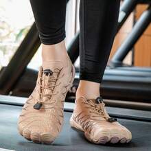 Sepatu Pantai Ringan dan Cepat Kering dengan Lima Jari Kaki, Cocok untuk Mendaki, Panjat Tebing, Berselancar, Arung Jeram, Memancing, Unisex - Khaki - View 4