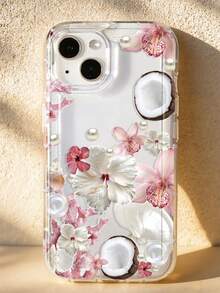 1 funda de teléfono eleganteNo incluye cordón ni soporte. Resistente a golpes. ResortStyleFashionTropicalIslandButterflyOrchidHibiscusCoralCoconut,SeashellFakePearlPatternPhoneCase,ThickTransparentProtectorCoverForSamsungA05,A05S,A13,A14,A15,A53,A54,A55,A56,S22,S23,S24,S25,11,12,13,14,15,16,17ProfessionalMax,InternationalVersion,NoTheHomeVersionSpringBirthday - Multicolor 2 - Ver 6