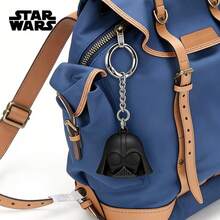1PC Star Wars Officially Licensed Star Wars  Figure Keyring Creative PVC Key Ring Bag Charm Ornament Car Key Holder Collectible Souvenir Gift For Movie Lovers - Black - View 6