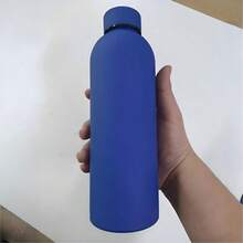 High Quality Double-Layer Vacuum Insulated Stainless Steel Plain Color Creative Small Mouth Sports Water Bottle, Yoga Water Bottle, Portable Coffee Cup, Summer Sports Water Bottle, - Multicolor - View 15