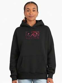 St RangerA TH;Inngs 4 Vecna Watching Logo Ultra Bequeme Kapuze, Lässiger Allround-Kapuzenpullover, Weicher, bequemer Street-Style-Kapuzenpullover, ideales Geschenk für Familie und Freunde an Feiertagen - Schwarz - Übersicht 1