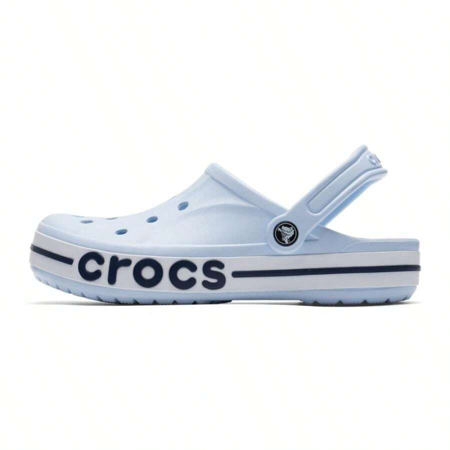 Dép xăng đan/guốc thể thao nữ, Dép Crocs Baya Clog 2026 mùa hè mới về, màu xanh nhạt, kiểu dáng kín mũi, unisex, mã sản phẩm 205089-4JQ - Màu xanh khoáng chất - Xem 1