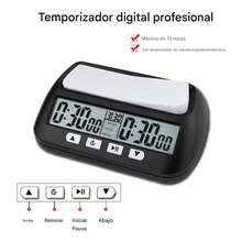 Digital Chess Clock With Audible Alarm, Portable Digital Clock With Alarm For Board Games, With Basic, Reward, Timer And Programmable Timer Functions, Suitable For Various Board Games - Black - View 8