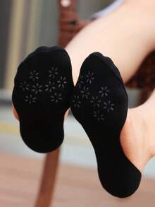 1/5/10双装 女士夏季薄款竖条纹吸湿透气隐形低帮休闲袜 - 彩色 - 查看 8