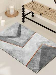 Luxury Patchwork Pattern Indoor Decorative Rug, Faux Wool Material Indoor Carpet, Living Room Rug, Sofa Rug, Bedroom Rug, Bedside Anti-Slip Mat, Dining Room & Kitchen Rug, Office Chair Pad, Entryway Doormat, Outdoor Picnic Mat, Outdoor Camping Blanket - Multicolor--10 - View 17