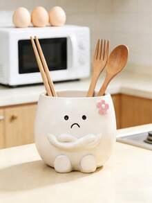 Giá đựng dụng cụ nhà bếp theo chủ đề dễ thương: Chiếc giá xinh xắn này có thể đựng thìa, dĩa và các dụng cụ khác, biến nó thành vật dụng nhà bếp không thể thiếu để giữ cho mặt bàn bếp của bạn gọn gàng và phong cách! Tiện lợi, chiếc giá đựng đồ theo chủ đề đáng yêu này có thể giúp giữ cho mặt bàn bếp của bạn ngăn nắp và gọn gàng, thêm phần thú vị cho việc chuẩn bị nấu nướng. Một chiếc giá đựng đồ dễ thương - một công cụ thiết yếu để tạo ra không gian bếp sạch sẽ và thoải mái (Vui lòng xác nhận kích thước trước khi mua). - Nhiều màu - Xem 5