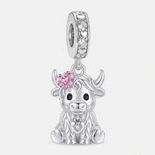 1pc Lucky Yak Pendant Suitable For Women Bracelet DIY Jewelry Making And Daily Matching - Beaded 2 - View 18