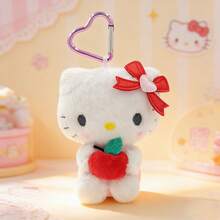 三丽鸥水果派对系列毛绒挂件，简约线条设计，可爱包包挂饰，三丽鸥粉丝的完美礼物 - 彩色 - 查看 8