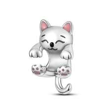 925 Sterling Silver Pink Series Charms Bow Tie Girl Cake Princess Beads Pendant Setting Bracelet Jewelry Gift For Women 3Q3Y - KTC358 - 查看 10