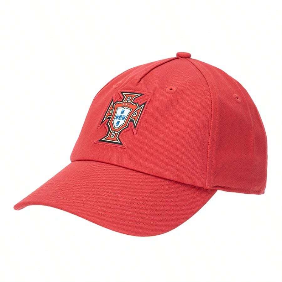 Puma 男女通用棒球帽，FPF-ESS-Cap，轻便舒适，适合日常佩戴，027088-01 - 紅色-湖綠色 - 查看 1