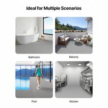 Drainage Mat, 90 X 300 Cm, PVC Non Slip Commercial Floor Mat, Wet Area Water Drain Splash Matting Hollow Doormat Roll, For Outdoor Indoor Restaurant Swimming Pool Patio Bathroom Washroom, Gray - 3*10 FT - 查看 6
