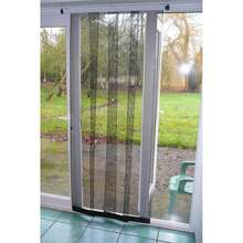 Flyscreen Panel Door 120 X 230cm Charcoal - A - View 4