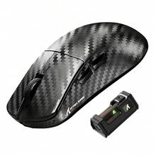 ATTACK SHARK R11 Ultra 8K Carbon Fiber Wireless Gaming Mouse,PAW3950 MAX Sensor,49g Ultra-Lightweight,Nordic 52840 MCU Chip,42000 DPI,Wired/BT/2.4GHz Wirelss Programmable Mouse For Win11/Xbox/PS/Mac, Gift For Kids, Holiday, Xmas Edition, New Year 2026 (Black/White+ Grip Tape) - View 14
