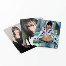 55 piezas Tarjetas Mini Solo ID/LE, Mercancía de Fans de Ídolos K-POP, Tarjetas de Apoyo Coleccionables LOMO Impresas en Alta Definición, "I Feel", "I Love", "Queencard", "Nxde", "Fate", Tema Era Solo Yuqi, Hermosa Decoración para Portátil, Teléfono, Maleta, Etc., Regalo de Cumpleaños, Festivo, Festival Estudiantil para Fans NEVERLAND 2026 - Multicolor - Ver 4