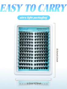 Bộ 144 sợi mi giả Colash D-Curl mềm mại, dài 8-16mm, mỏng nhẹ, tạo hiệu ứng mi tự nhiên và dày dặn, mang đến trải nghiệm nối mi chuyên nghiệp tại nhà. - D - Xem 9