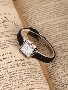 REBIRTH 1pc Women's Compact Fashion Waterproof Quartz Watch, Suitable For Daily Decoration - one-size - View 4