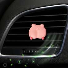 1/2 Cute Pig Head/Pig Butt Car Air Vent Decor, Car Fragrance Decor, Suitable For Male And Female Vehicles - Multicolor - View 11