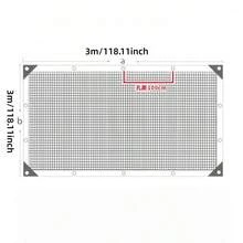 10*10英尺遮阳网布，遮光率90%，防风网，温室遮阳网，用于花园防晒，遮阳布网罩，遮阳网，遮阳帆，防紫外线网，遮阳网 - A - 查看 3