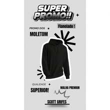Moletom Canguru Estampado Masculino e Feminino Blusa De Frio 100% Algodão Malha 30.1 Agasalho Forrado Quente Casaco Com Bolso e Capuz Perfeito Para o Inverno Estiloso Streetwear Confortável Quente - Azul - Visão 4