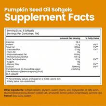 Miriyalyad Natural Pumpkin Seed Oil And Saw Palmetto Softge1000mg High Content Plant Esters 300 Capsules - 2 CÁI - Xem 5