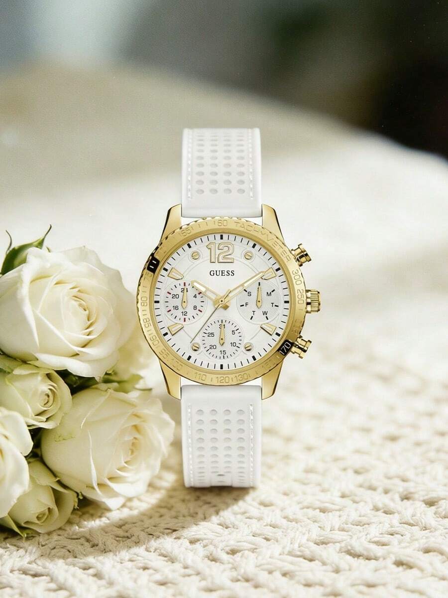 Guess Marina 女士计时腕表 - W1025L5 - 白色 - 查看 1