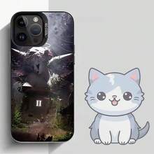 Funda para teléfono J-JunorHSadBoyz para iPhone 16, 15, 14, 13, 12, 11, Pro, MAX, negra mate, a prueba de golpes, 17Air - z2 - Ver 13