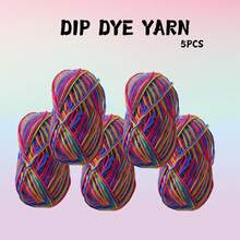 Acrylic Gradient Color Blended Yarn, Suitable For Crochet, Knitting Sweaters, Scarves, Hats And Other DIY Handmade Projects - Variegated Yarn - View 13