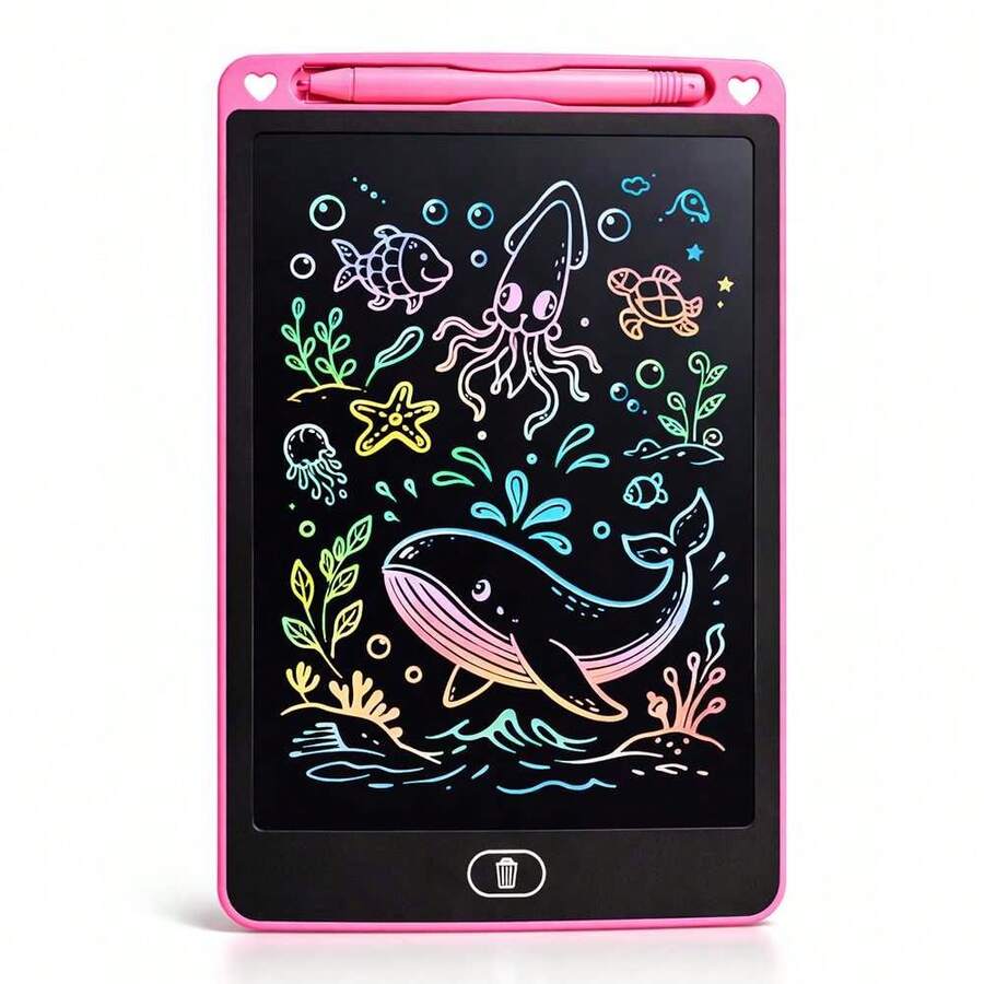 Pizarrón Mágico LCD Borrable de 10.5" - Rosa - View 1