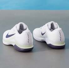 Nike Giày quần vợt sân cứng cổ điển ZOOM VAPOR 12 HC màu đen trắng dành cho nam - trắng - Xem 5