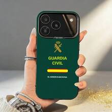 Funda para teléfono con emblema de la  de España para iPhone 17, 16, 15, 14, 13, 12, 11, Pro, MAX, blanca mate, a prueba de golpes. - Gris - Ver 2