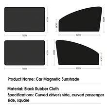 Easypie Selection Tấm che nắng từ tính cho ô tô - Tấm che nắng cửa sổ trước, sau và hai bên cho ô tô và xe tải - Màu đen, giúp chống tia UV và che chắn tầm nhìn. - Tấm che nắng từ tính - Xem 12