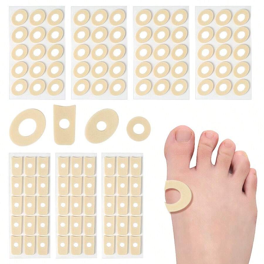 Latex Anti-Friction Foot Care Pads, Suitable For Calluses, Abrasions And Cracks On Feet. Soft And Breathable, With Anti-Friction Stripes, Sweat-Proof And Invisible, Unisex. Ultra-Thin Thigh Chafing Guards, Suitable For Outdoor Activities, Travel, Running, Hiking, Fitness And Daily Wear. Lightweight And Comfortable Thigh Chafing Pads, Skin-Friendly And Easy To Apply, Perfect For Skirts, Shorts And Dresses. Essential Travel Item For Women - Multicolor - View 1