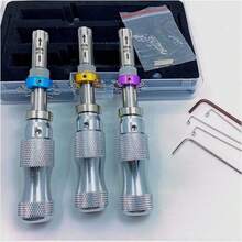 3pcs/Set Plum Tools 7 Pin Advanced Tubular Lock Accessory Part 7.0/7.5/7.8 Mm - A - View 4