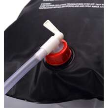 1pc 5 Gallon/20L Camping Shower Bag, Portable Shower Bag With Detachable Hose And On/Off Shower Head, Suitable For Camping, Beach, Swimming And Outdoor Travel - Black - View 11