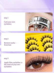 LIMEIKAI 10 Pairs Natural Looking False Eyelashes, Popular European And American Style, Suitable For Daily Wear - View 9