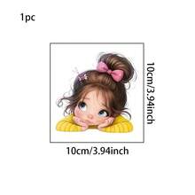 Cartoon Girl Wall Sticker For Living Room, Bedroom, Office, Bar, Cafe, Wall Decor Sticker - one-size - View 9