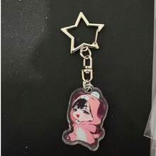 Alien Stage Acrylic Keychain Pendant, Cute Anime Backpack Charm - Multicolor - View 9