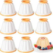 8/4/2pcs Ceramic Patterned Baking Molds And Ramekins, Microwave & Dishwasher Pudding Molds For Desserts, Quiches, Sauces - Ceramic Baking Dishes - Multicolor - View 5