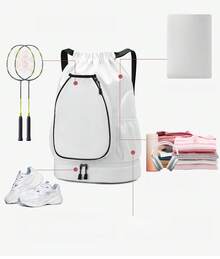 Racquet Bags & Racket Sports Equipment Bags - White - View 1