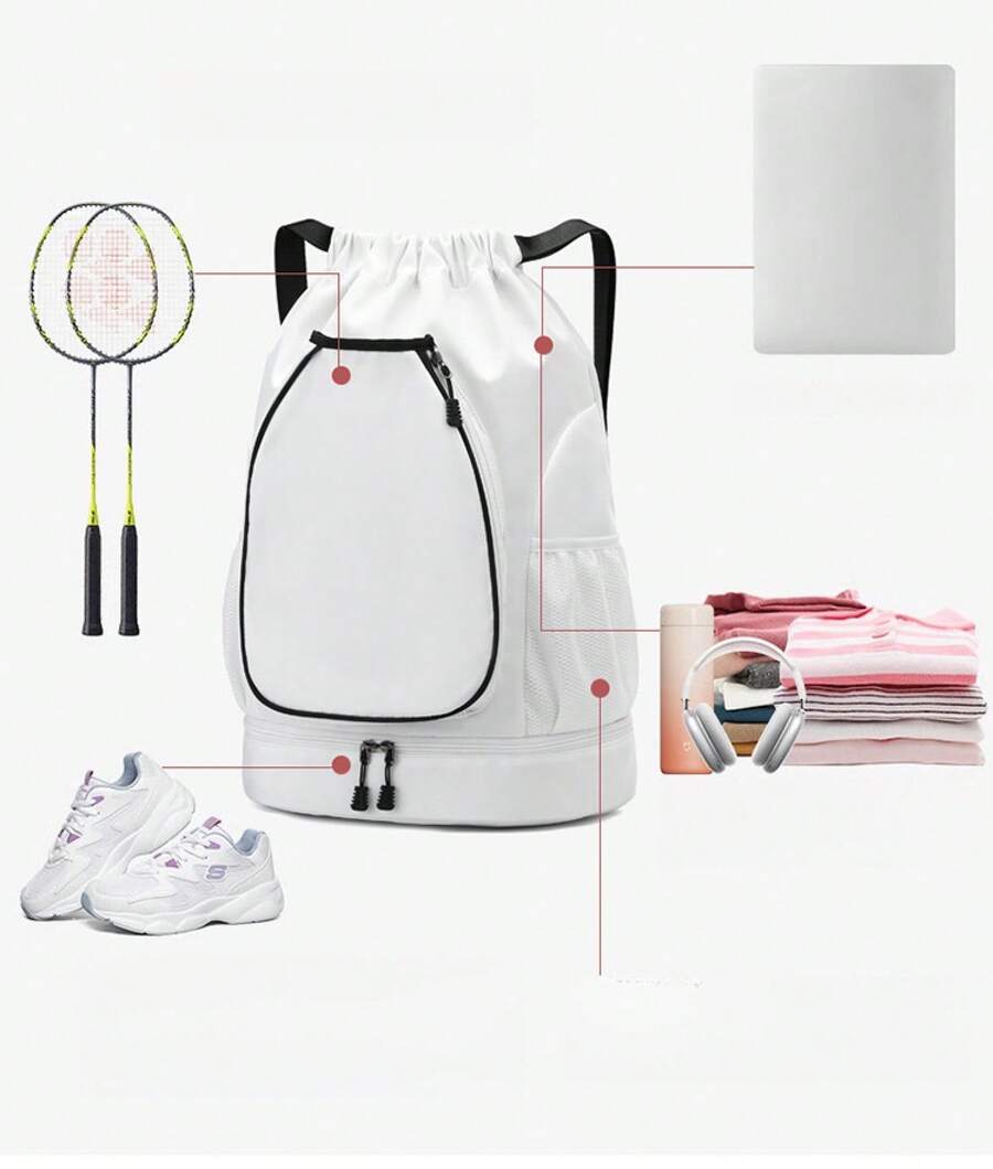 Racquet Bags & Racket Sports Equipment Bags - White - View 1