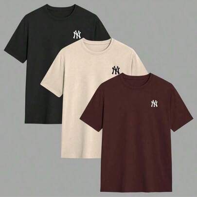 Kit 3 ou 1 Camisetas Masculina Blusa 100% Algodão Camisa Gola Redonda Confortável Varias Cores Envio Imediato